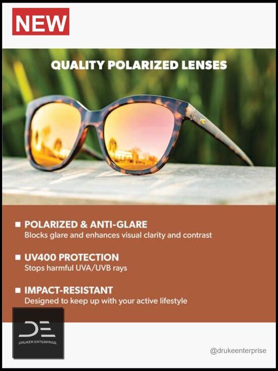 Polarized Cat Eye Sunglasses with UV400 Protection - Trendy Unisex Shades main image 5